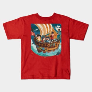 Cartoon Pirates Kids T-Shirt